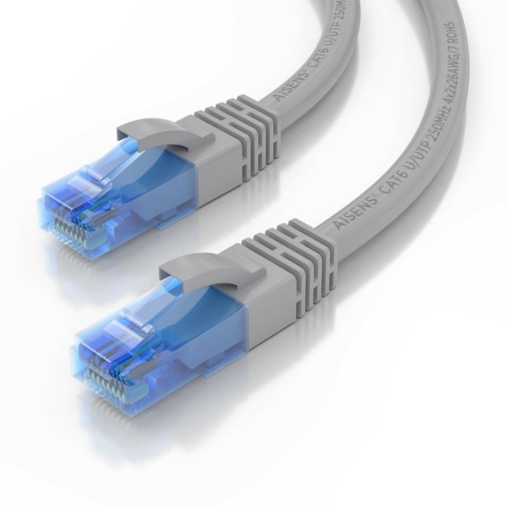 Aisens A135-0780 Cable de Red RJ45 AWG26 CCA UTP Cat 6 5m Gris