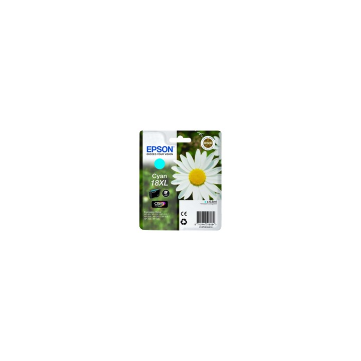 Tinta Epson 18XL T1812 Cian 6.6ml 450pág (C13T18124012)