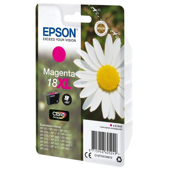 Tinta Epson 18XL T1813 Magenta 6.6ml (C13T18134012)