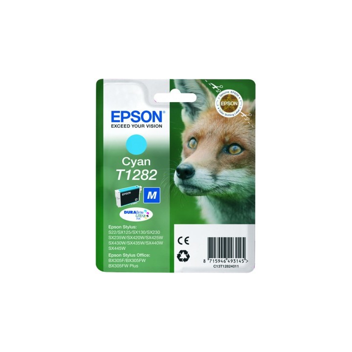Tinta Epson T1282 Cian 3.5ml 260 páginas (C13T12824012)