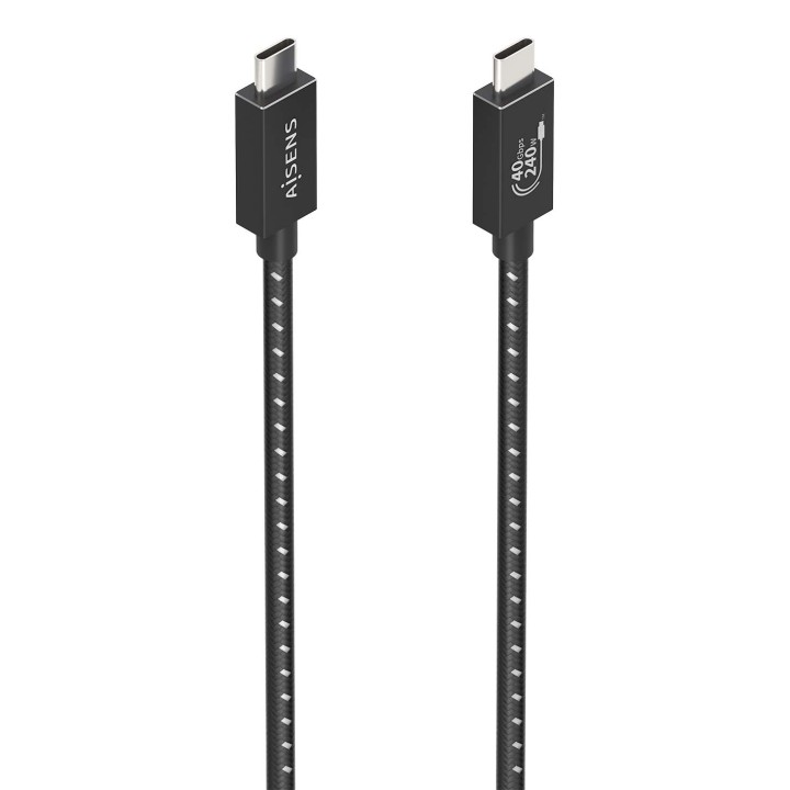 Cable AISENS USB-C 4.0/M a USB-C 4.0/M 50cm (A156-0866)