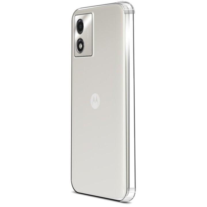 PcCom Essential Funda Antishock Transparente para Motorola Moto E13