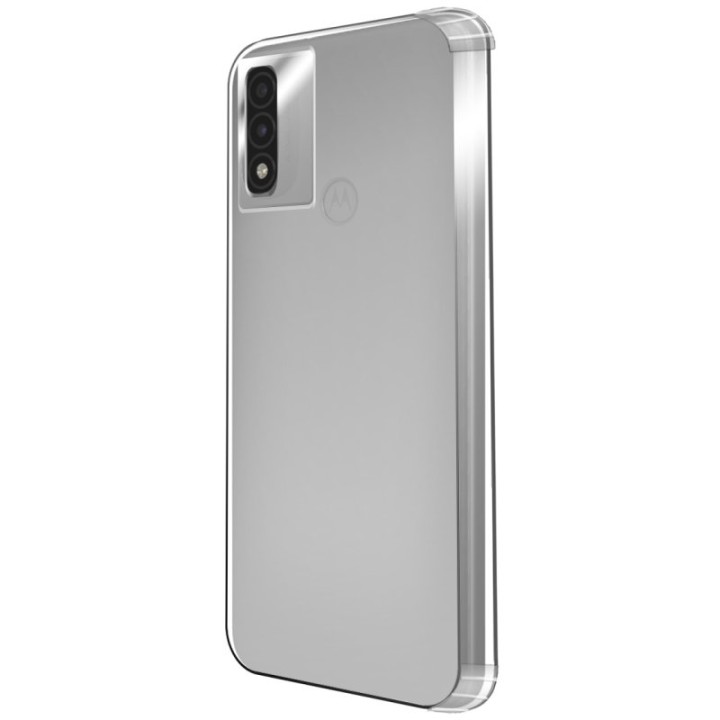 PcCom Essential Funda Antishock Transparente para Motorola Moto E20