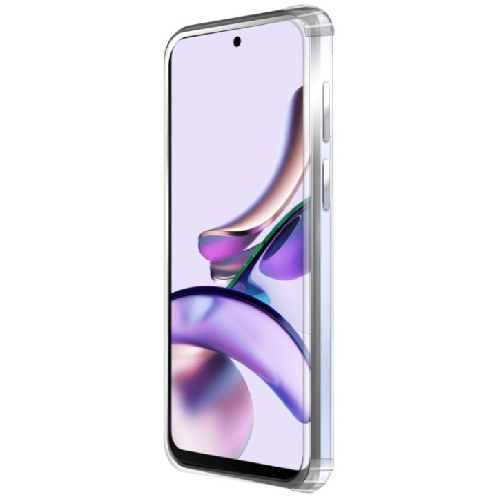 PcCom Essential Funda Antishock Transparente para Motorola Moto G13