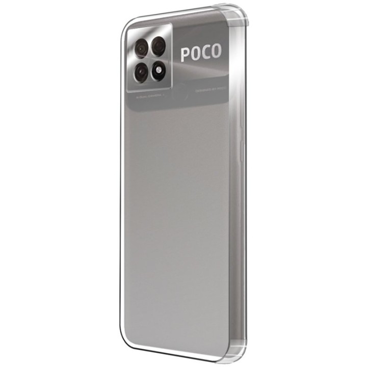 PcCom Essential Funda Antishock Transparente para POCO C40