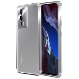 PcCom Essential Funda Antishock Transparente para POCO F5 Pro 5G