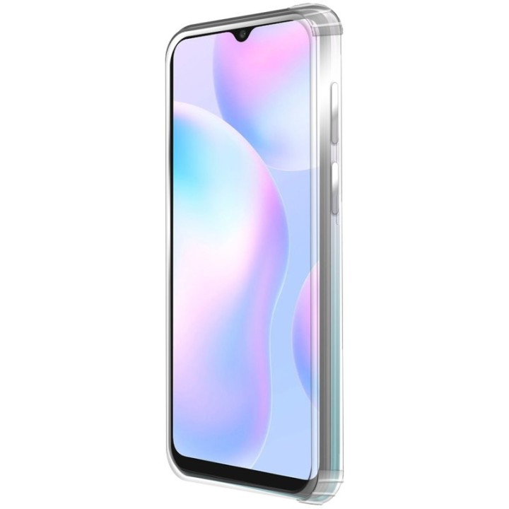 PcCom Essential Funda Antishock Transparente para Xiaomi Redmi 9A