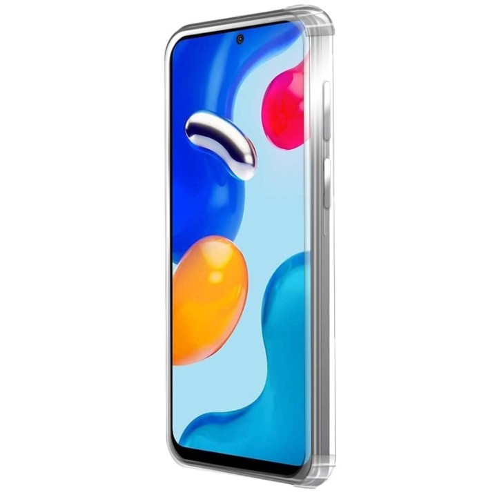 PcCom Essential Funda Antishock Transparente para Xiaomi Redmi Note 11/11S