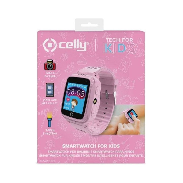 Celly Kidswatch Reloj SmartWatch para Niños Rosa