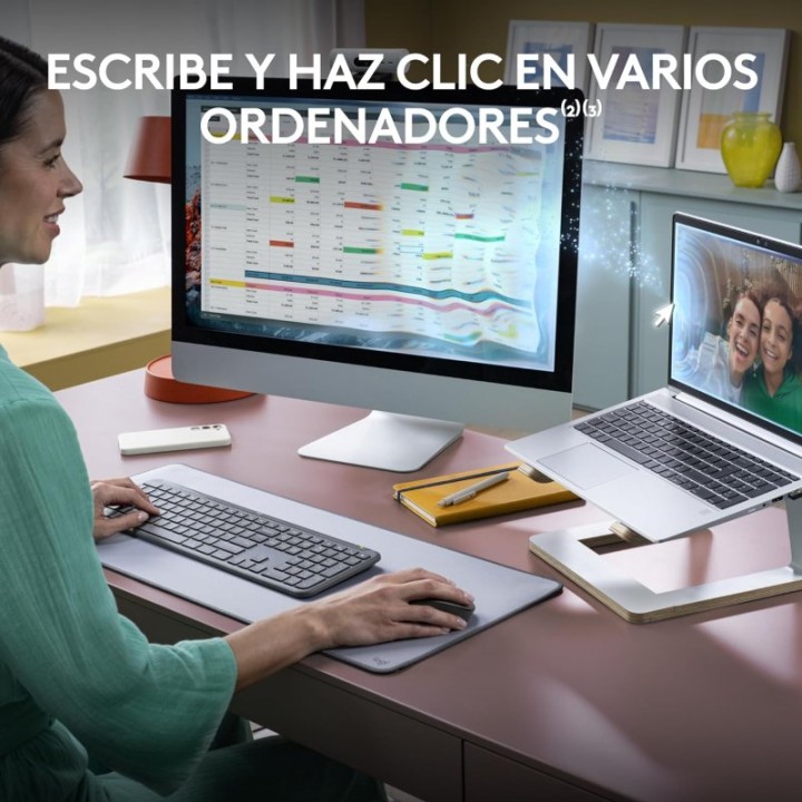 Logitech Signature Slim MK950 Combo Teclado + Ratón Inalámbrico Grafito