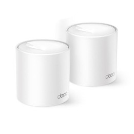TP-Link Deco X10 Pack 2 Unidades Sistema Deco Wi-Fi 6 Mesh AI AX1500 Doble Banda Blanco