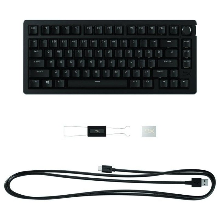 HyperX Alloy Rise 75 Teclado Mecánico Gaming RGB Negro