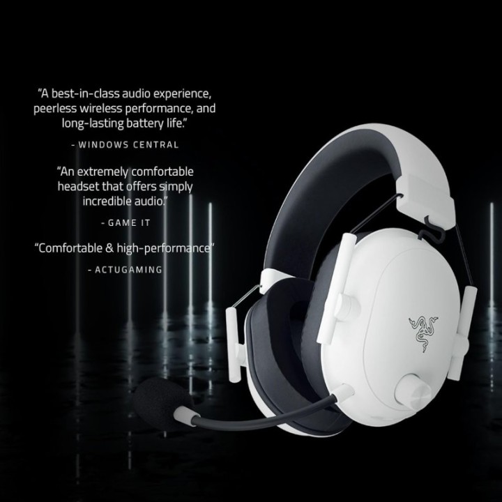 Razer BlackShark V2 HyperSpeed Auriculares Gaming Inalámbricos Blancos