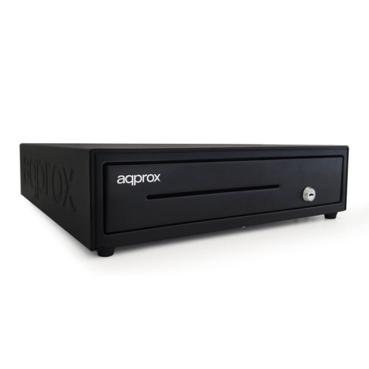 Approx APPCASH01USB Cajón Portamonedas Negro