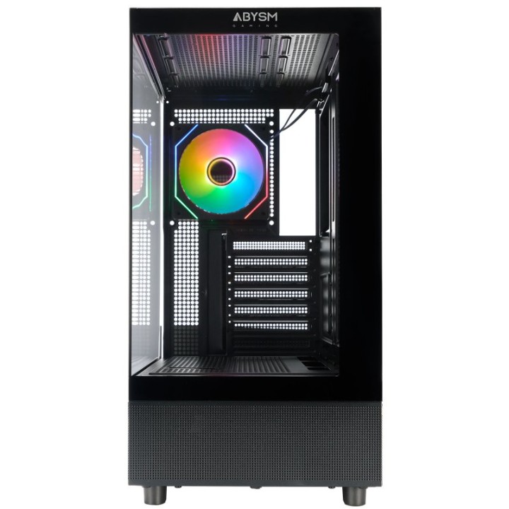 Abysm Gaming Danube Sava H400 Full Tower Doble Cristal Templado USB-C Negra