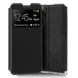 Cool Flip Cover Funda de Libro Lisa Negra para Realme C67