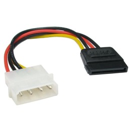 PcCom Essential Cable Alimentación 4 Pines Molex/Sata 15cm