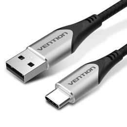 Vention Cable USB-C a USB 2.0 Macho/Macho 3A 2m Gris