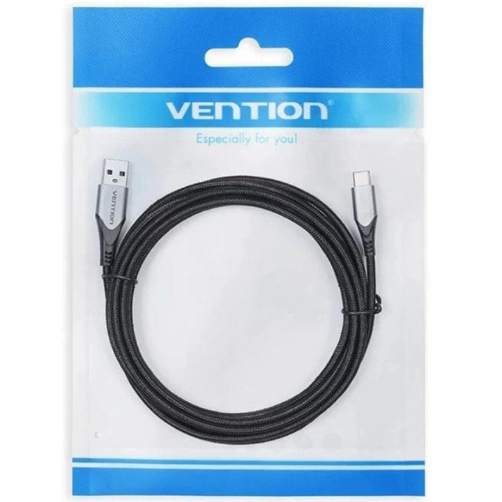 Vention COKBC Cable USB Macho a USB-C Macho 25cm Gris