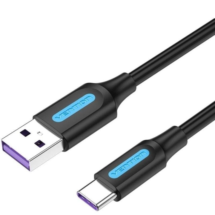 Vention CORBH Cable USB 2.0 Macho a USB-C Macho 2m Negro