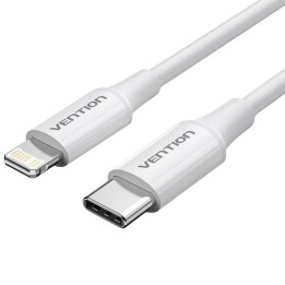 Vention LAJWF Cable USB 2.0 Tipo-C Macho a Lightning Macho 1m Blanco