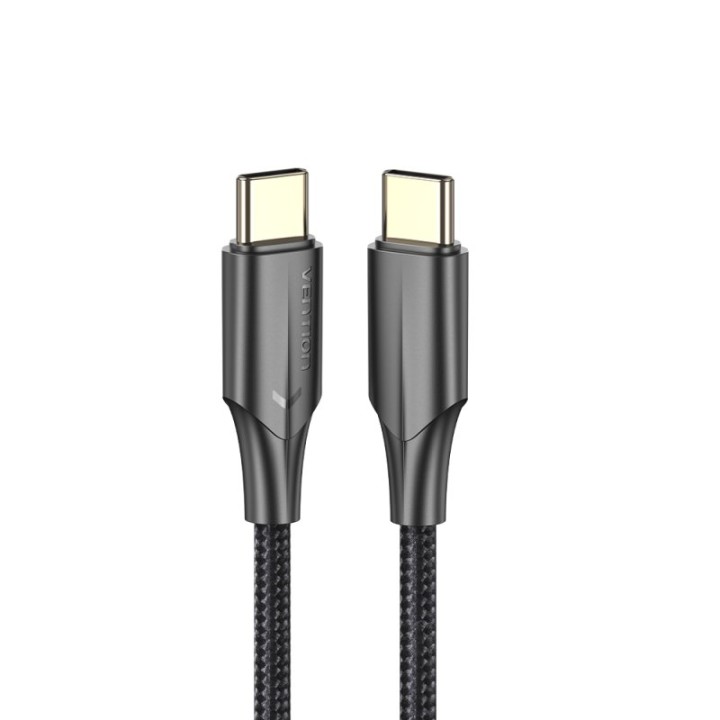 Vention Cable USB-C 2.0 a USB-C Macho/Macho 60W 1m Negro