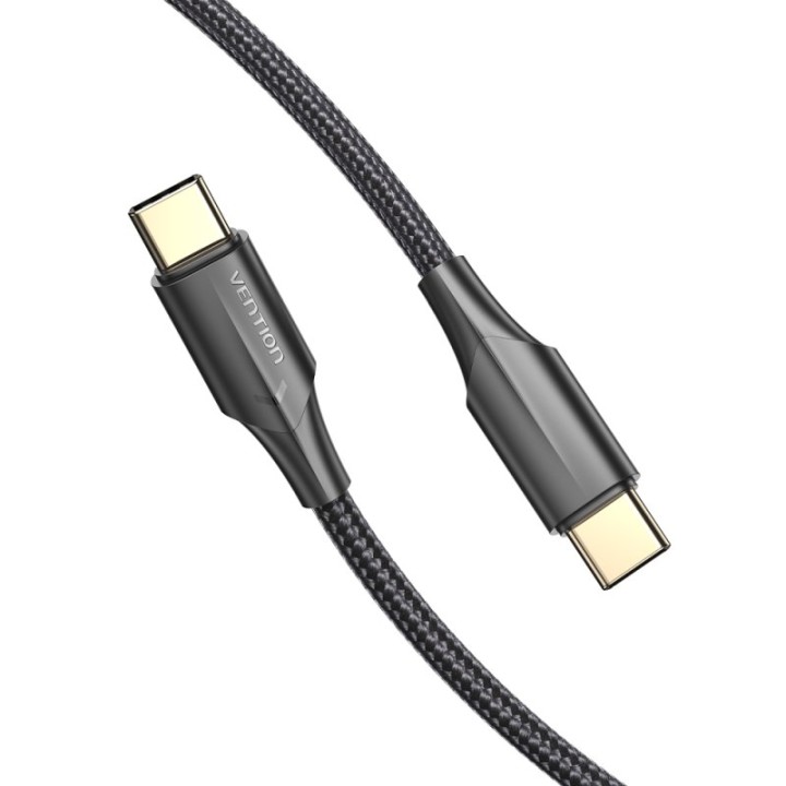 Vention Cable USB-C 2.0 a USB-C Macho/Macho 60W 2m Negro