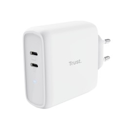 Cargador de Pared Trust Maxo 65W 2xUSB-C Blanco (25381)