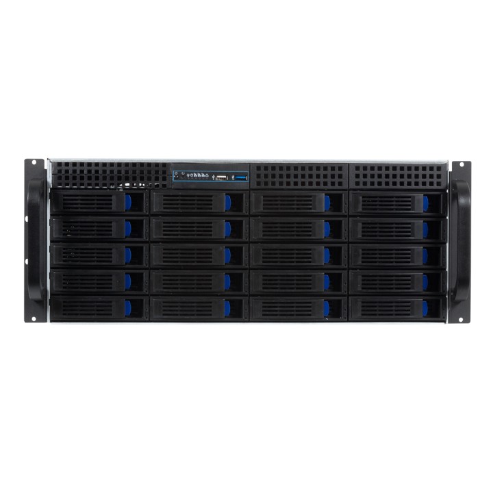 Caja Rack UNYKA HSW4520 4U 20 Bahías USB 2/3 (80.40.20)