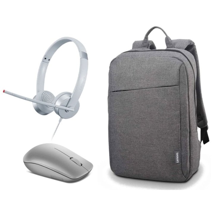 Lenovo Smarter Learning Portability Bundle Kit Pack Auriculares + Ratón + Mochila para Portátiles