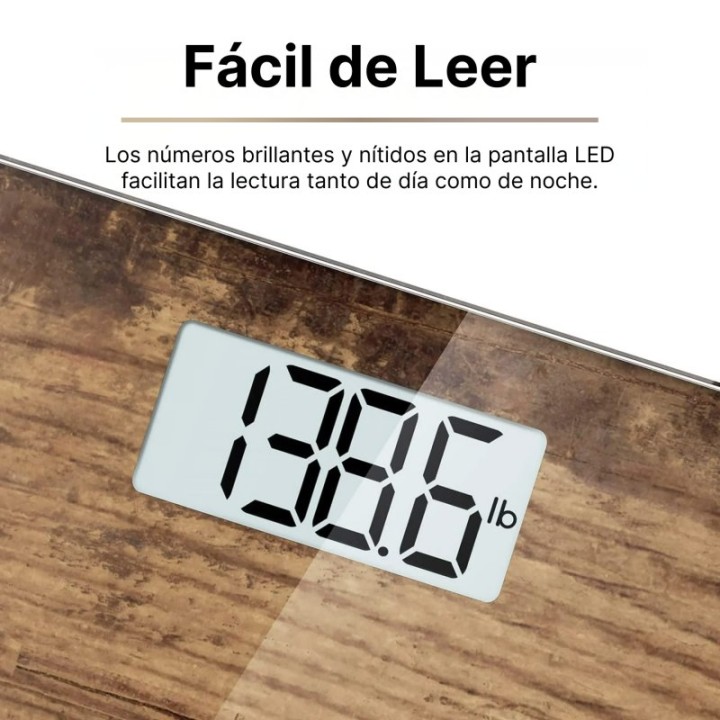Renpho Core 1S Báscula de Baño Marrón
