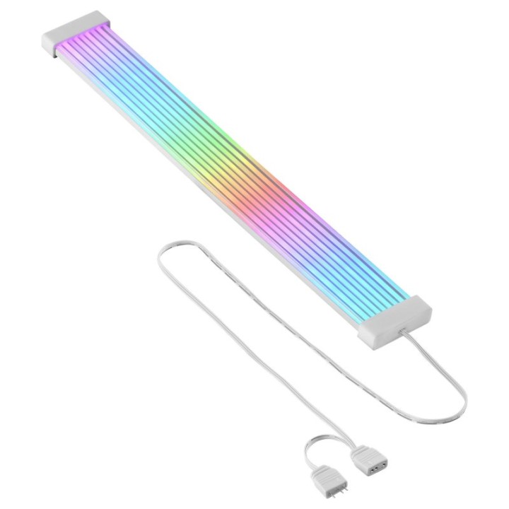 Mars Gaming MCA-16X Funda ARGB para Cable de Alimentación 16PIN (8+8) para Tarjeta Gráfica