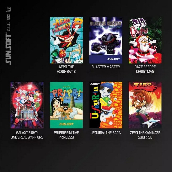 Blaze Juego Retro Sunsoft Collection 2 Evercade