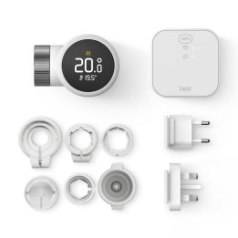 Tado Basic X Kit de Inicio Cabezal Termostático Inteligente X + Bridge X con Conexión a Internet