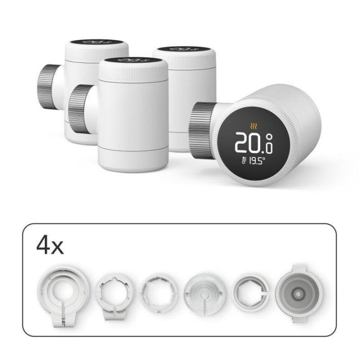Tado Pack Quattro X 4 Cabezales Termostáticos Inteligentes