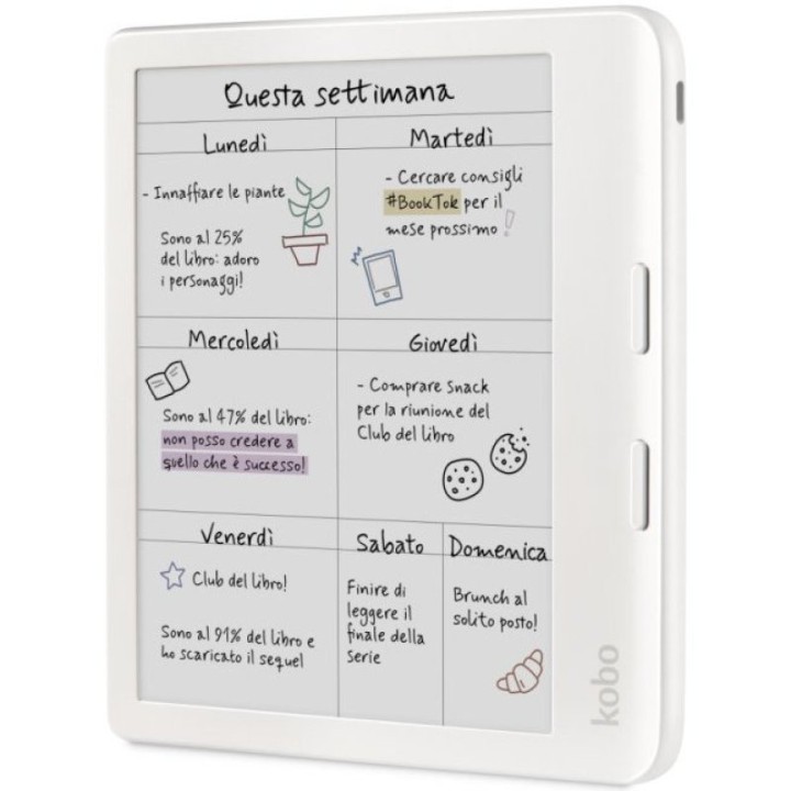 Kobo Libra Colour White Libro Electrónico 7" 32GB Blanco