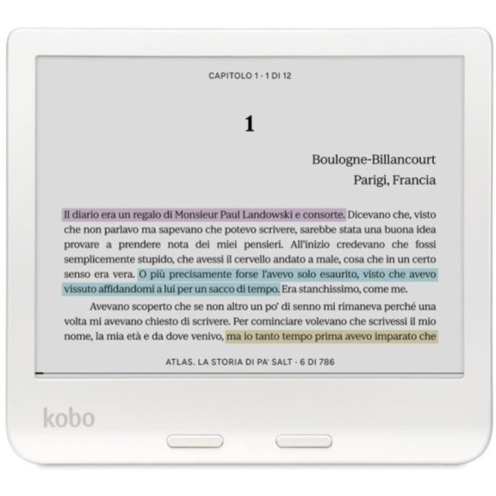 Kobo Libra Colour White Libro Electrónico 7" 32GB Blanco