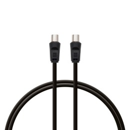 PcCom Essential Coaxial Cable 3C-2V 9.5 mm Macho / 9.5 mm Hembra 3 m Negro