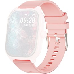 PcCom Essential Fit Max Strap Correa para Reloj Smartwatch Fit Max Silicona Rosa