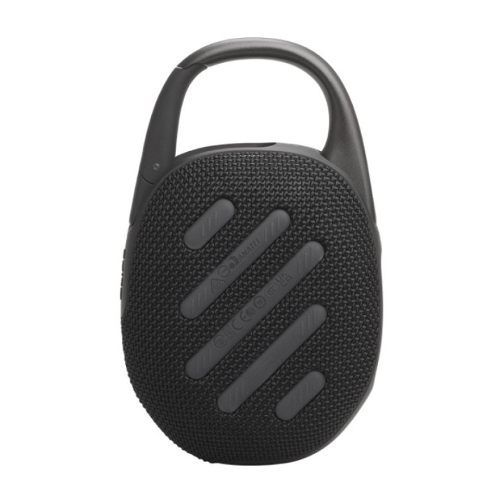 JBL CLIP 5 Altavoz Inalambríco Bluetooth Ultraportátil Protección IP67 Conexión USB-C Negro
