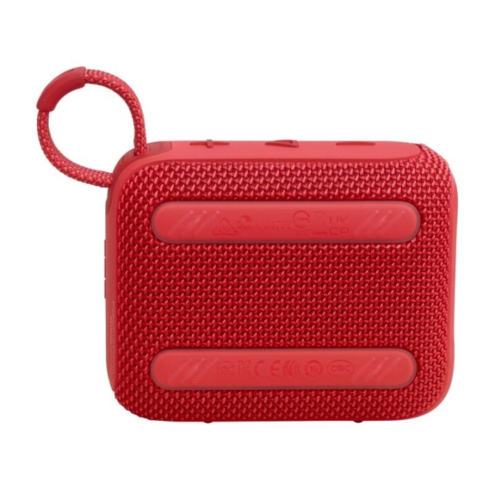 Altavoces JBL Go 4 Portátiles Bluetooth 5.3 4,2W Auracast IP67 Rojo compactos