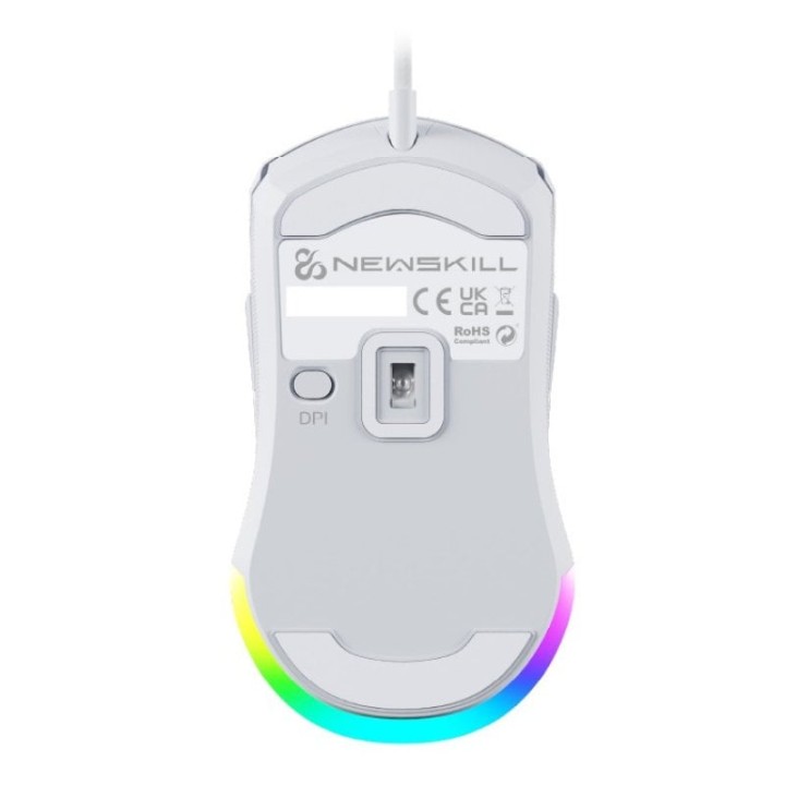 Newskill Chiron Ratón Gaming RGB 8000DPI Color Blanco