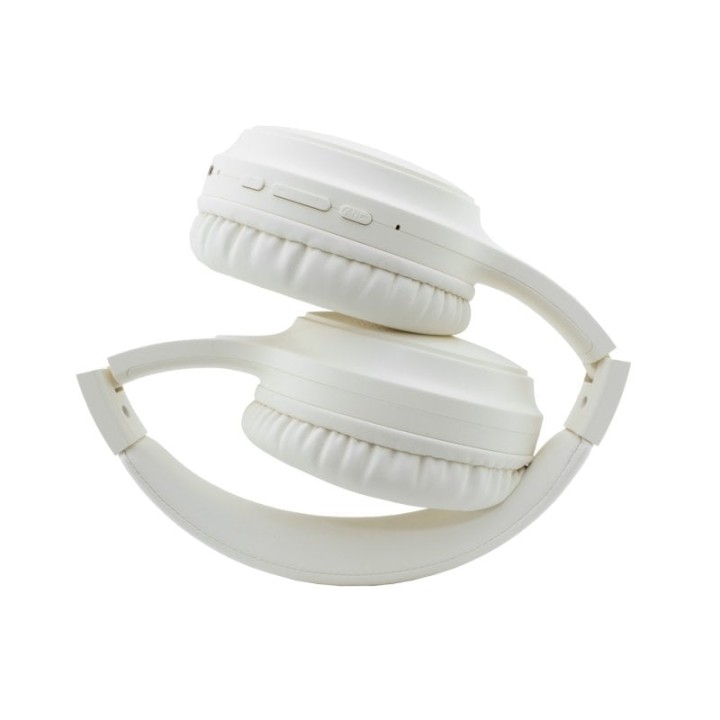 Coolbox Air 40 Auriculares Inalámbricos con Cancelación de Ruido Activa Blancos