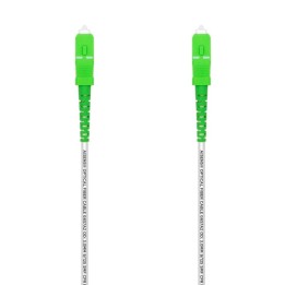 Aisens Cable Fibra Óptica Latiguillo G657A2 3.0 9/125 SMF Simplex CPR DCA LSZH, SC/APC-SC/APC 2.0M