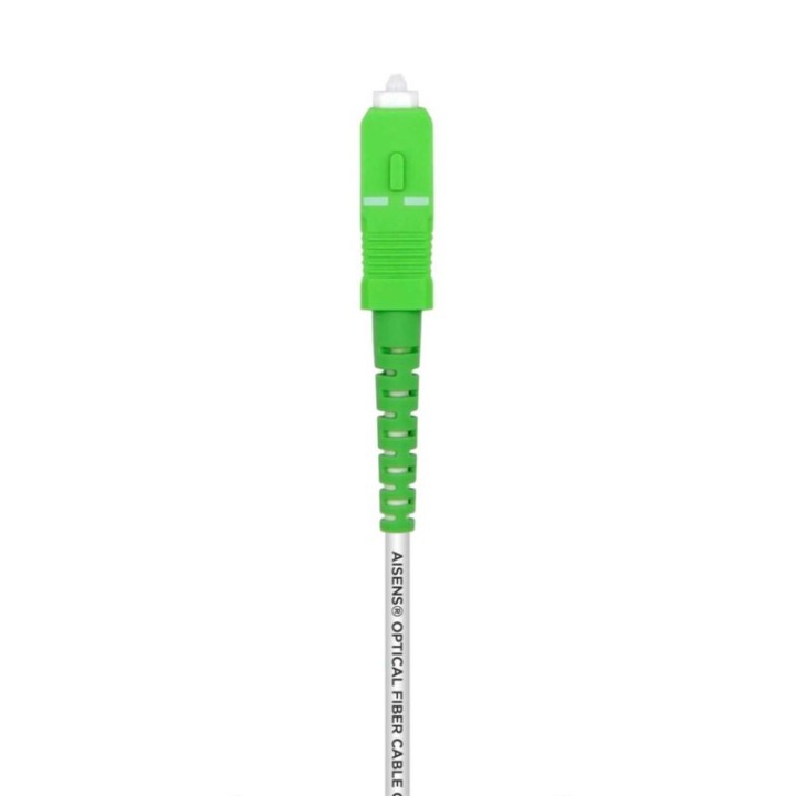 Aisens Cable Fibra Óptica Latiguillo G657A2 3.0 9/125 SMF Simplex CPR DCA LSZH, SC/APC-SC/APC 2.0M