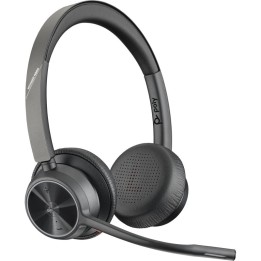 Poly Voyager 4320 Auriculares Inalámbricos USB-A Certificado Microsoft Teams +Dongle Bluetooth BT700