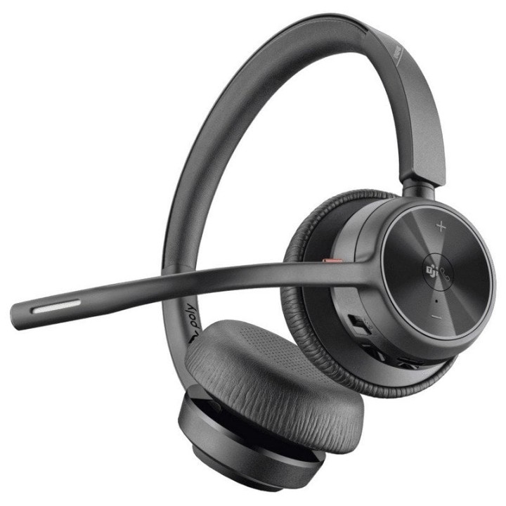 Poly Voyager 4320 Auriculares Inalámbricos USB-A Certificado Microsoft Teams +Dongle Bluetooth BT700