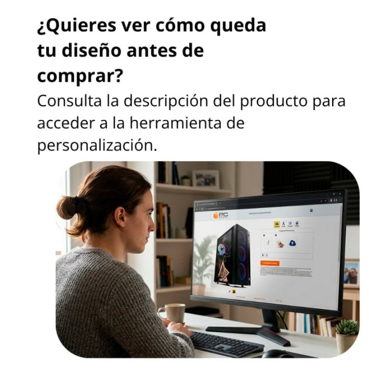 Forgeon Mithril ARGB Mesh Torre ATX Blanca con 3 superficies personalizable