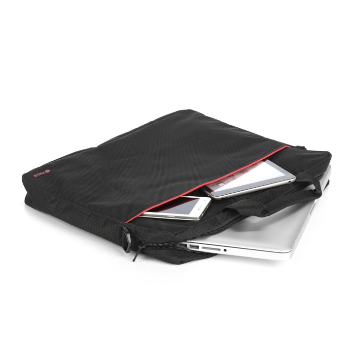 Maletín NGS Monray 15.6" Nylon Negro/Rojo (ENTERPRISE)