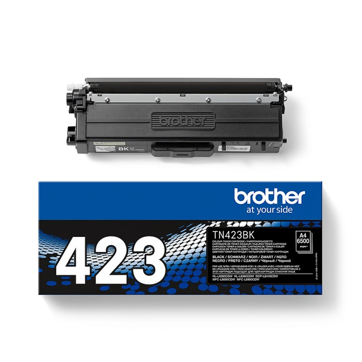 Toner BROTHER Laser Negro 6500 páginas (TN-423BK)